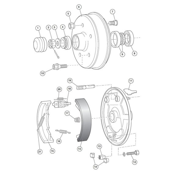 Wheel Hub Assembly for Niftylift 120T