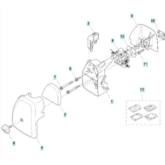 Air Filter for Husqvarna 122R