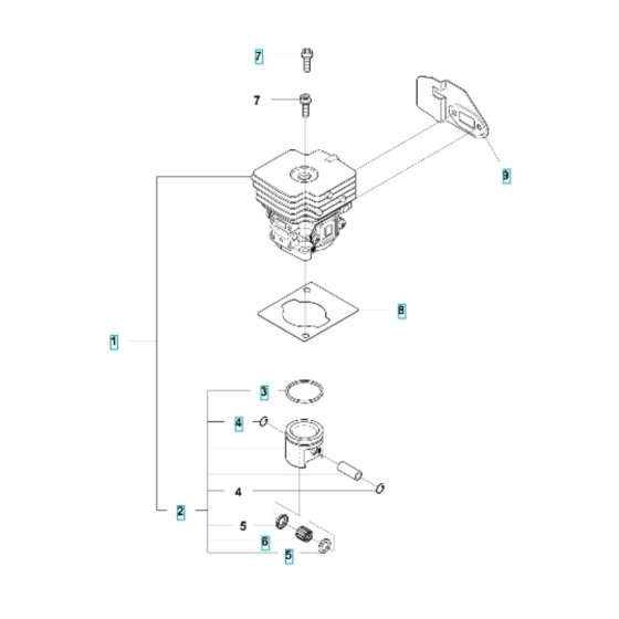 Cylinder Assembly for 122R