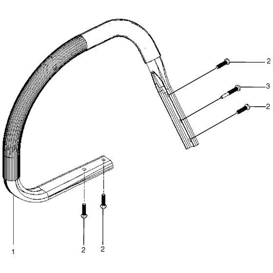 Handle Assembly for Husqvarna 125