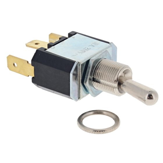 Change Over/ On/Off Toggle Switch wi/ Metal Lever - 10A at 28V - 0-658-01