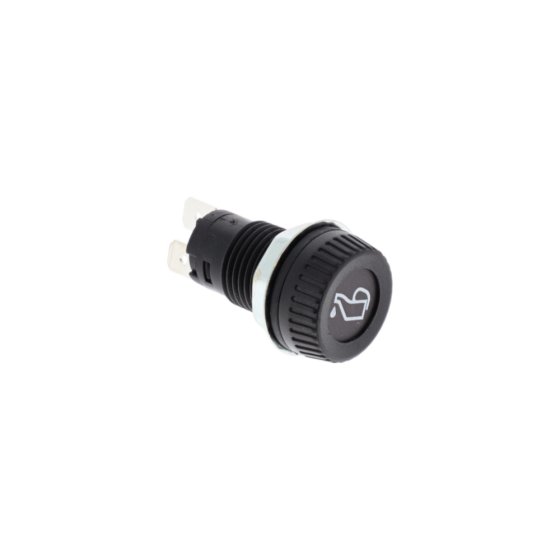 Red Oil Pressure Warning Light for 17mm diameter hole - Requires 9mm BA9s Bulb Maximum 2W - Each - 0-609-53