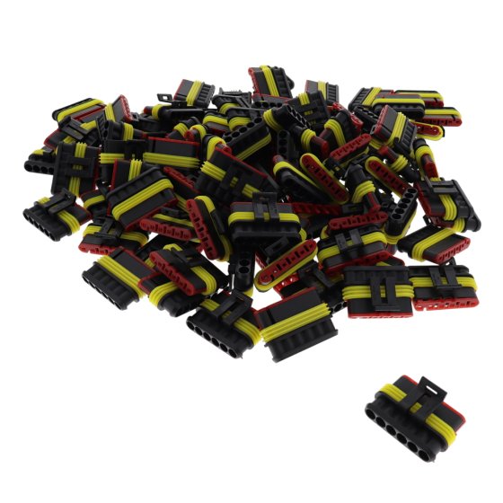 1.50mm Female Receptacle Housing 6 Way Superseal - Pack of 100