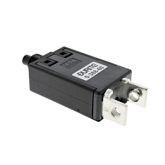 Panel Mount Manual Reset Circuit Breaker - 60A, 12/24V - 0-388-60
