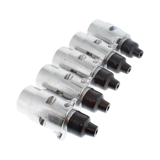 Metal Caravan Plug - 12 Volts with 7 Pin conforms to ISO 3732 (Pack of 5)