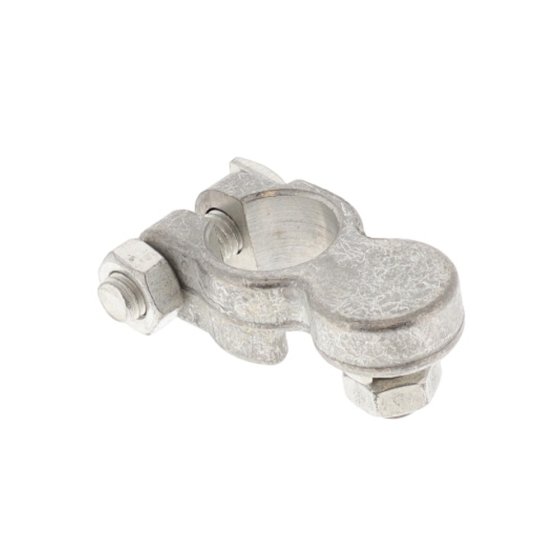 Positive Battery Lighting Terminals with Vertical 5/16" Whitworth Stud, Washer and Nut (Pack of 10) - 1-100-01