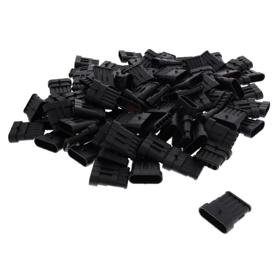 Durite Superseal 1.50mm Male Blade Housing - 5 Way (100 Pack) - 3-011-55