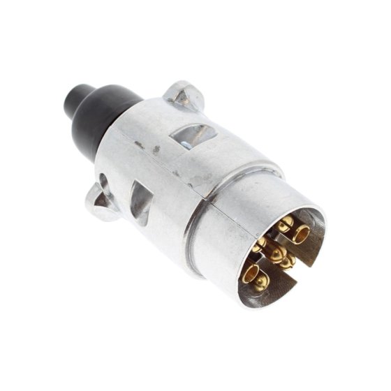 12V Metal Caravan Plug with 7 Pin (Conforms to ISO 3732) - 5-692-66