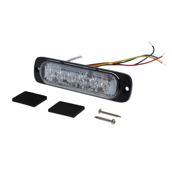 R10 LED Warning Light 6 Amber 12/24volt Each - 125 5388