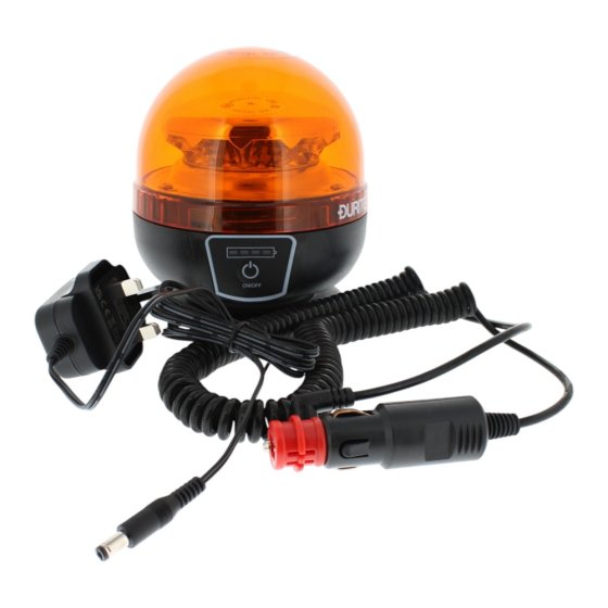 Rechargeable LED Beacon 7.4V 2000mA Amber Magnetic Base. Bx1
