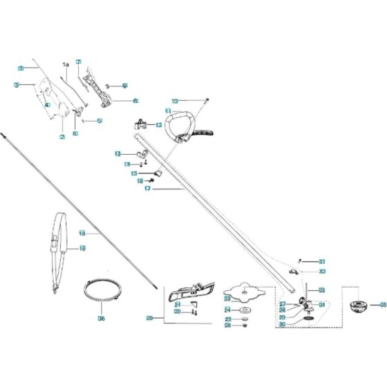 Shaft Assembly for 128LX