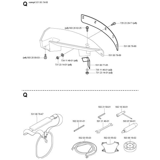 Husqvarna 132RJ Accessories