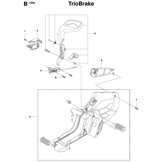 Fuel Tank & Handle Assembly