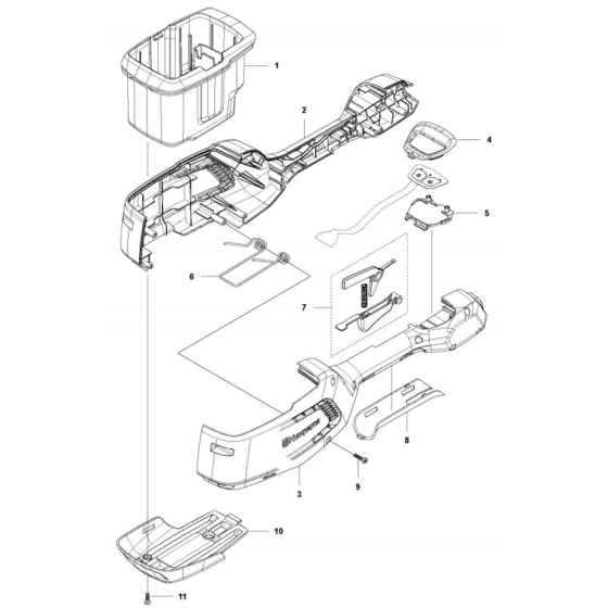 Housing for Husqvarna 136 LiL