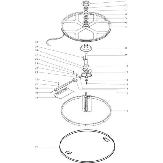Spider Arm & Disc Assembly