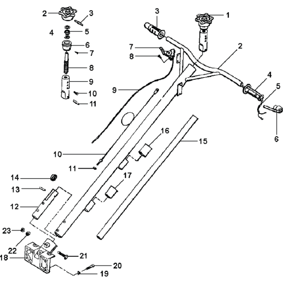 Handle Assembly for Belle Trowel