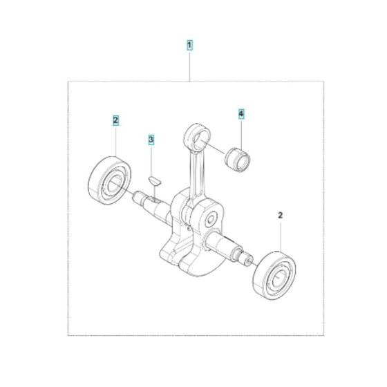 Crankshaft Assembly for 143RS