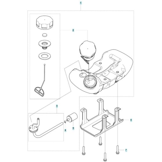Fuel Tank Assembly for 143RS