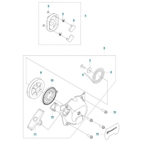 Starter Assembly for Husqvarna