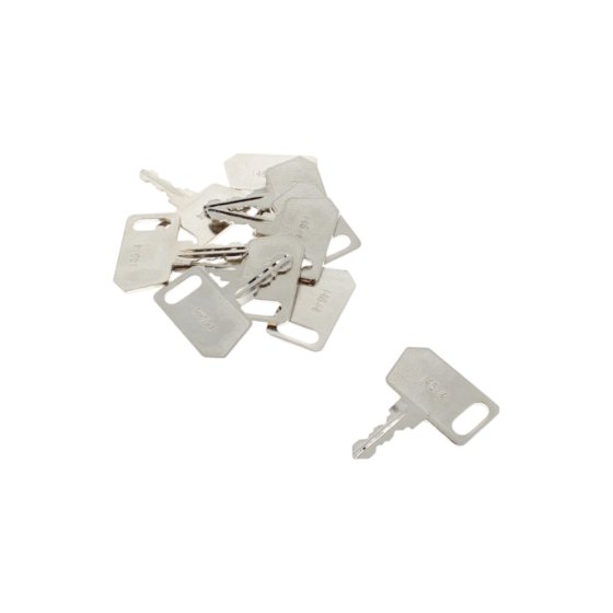 14644 Key fits Hatz & Yanmar Ignitions, Belle Premier XT, Benford MBR71 10 Pack
