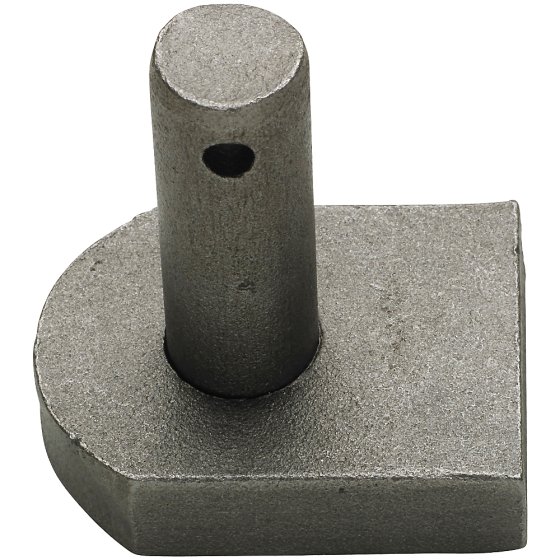 19mm - Gate Hooks - Square Ends for welding onto a flat metal post - Raw