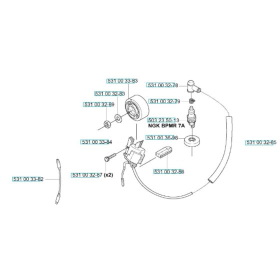 Ignition System for Husqvarna 155 BT
