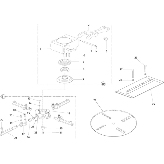 Gearbox & Spider Assembly