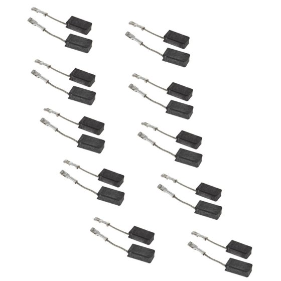 10x Carbon-Brush Set for Bosch Angle Grinders - 1607000482