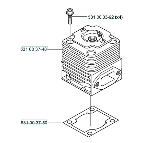Cylinder Assembly for Husqvarna