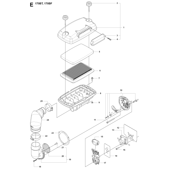 Carburetor & Air Filter Assembly