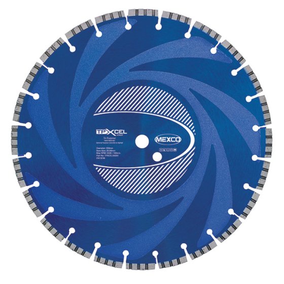 Mexco 400mm Diamond Blade Diamond Blade Tri-Purpose XCEL