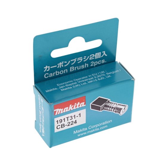 Carbon Brush Set for Makita GA9080, GA9081 Angle Grinders - OEM No. 191T31-1