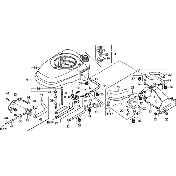 Fan Cover for Honda GCV160A