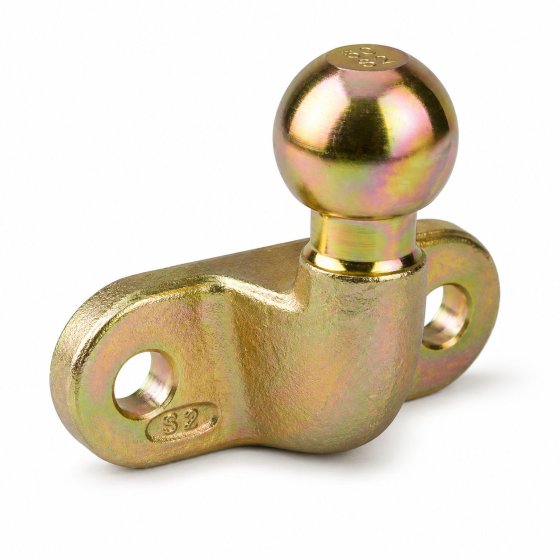 50mm Flange Tow Ball D 17kN S 200kg ECE R55 Gold