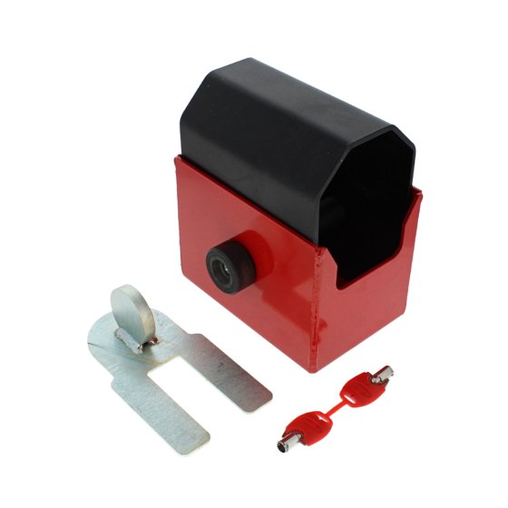 Bulldog DM Hitchlock suitable to secure caravans when hitch & unhitched