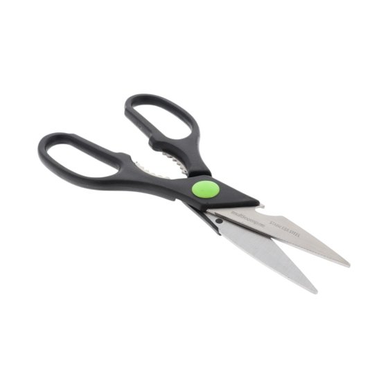 Serrated Cutting Blade Scissors, 8.1/2" Long, Stainless Steel