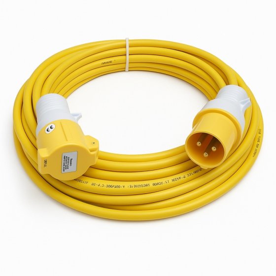 14m Extension Lead 2.5mm² 110v 32A 3 pin (BSEN 60309) connectors