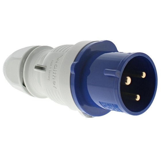 Electrical Plug 240v 32Amp BS Approved Blue
