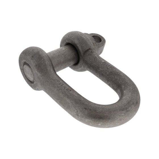 Large Dee Shackle with Type A Screw Collar Pin - 9.5 Tonne