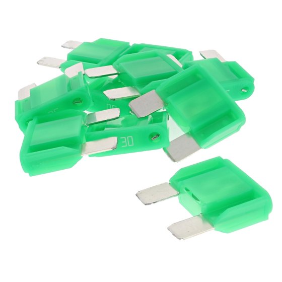Littlefue Maxi Blade Fuses, Green 30 Amp, Pack of 10