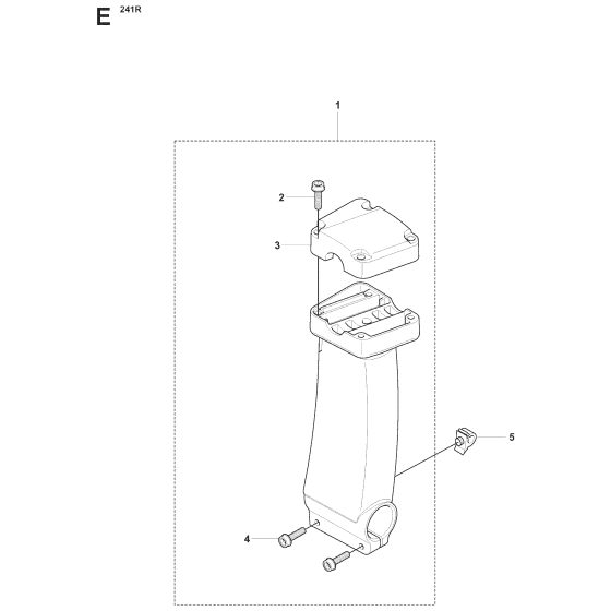 Tower Assembly for Husqvarna 241RJ