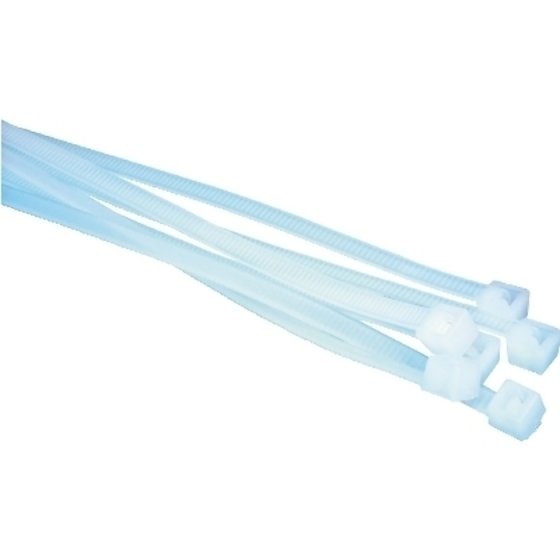 Cable Ties 4.8mm x 120mm White Nylon - 100 Pack