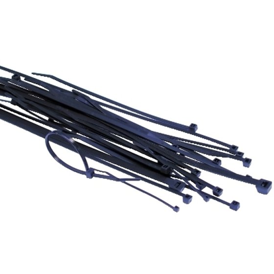 Cable Ties 9mm x 780mm Black Nylon - 100 Pack