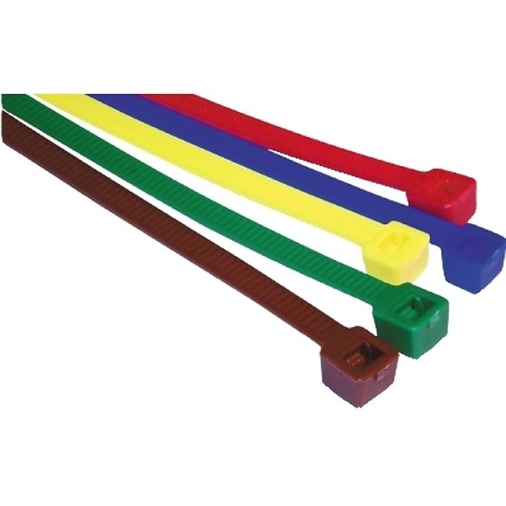 Coloured Nylon Cable Ties – Various Colours & Sizes