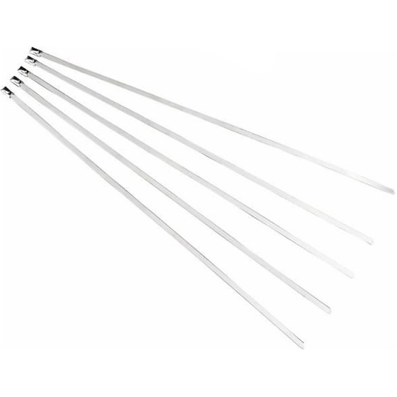 4.6mm x 360mm Stainless Steel Cable Tie - Pack of 100