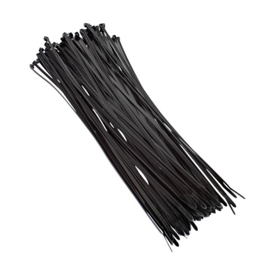 Cable Ties 390mmx4.6mm (Black) - Pack of 100
