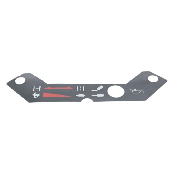 Control Panel Decal for Kohler CH740-3137 Toro, CH740-3213 Toro Engines - OEM No. 24 113 91-S