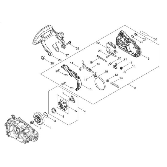 Chain Brake for Shindaiwa 251TCS