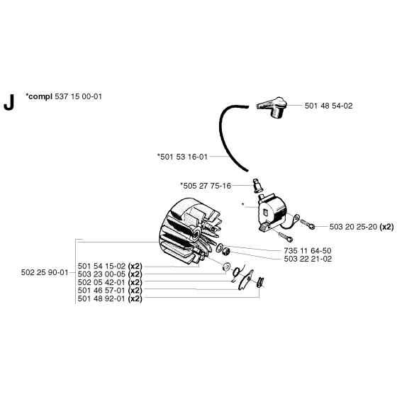 Ignition System for Husqvarna 252RX