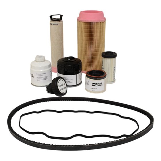 Service Kit (2000hr) for Hamm RD 24-RD 28 (H801) Roller - OEM No. 2620738